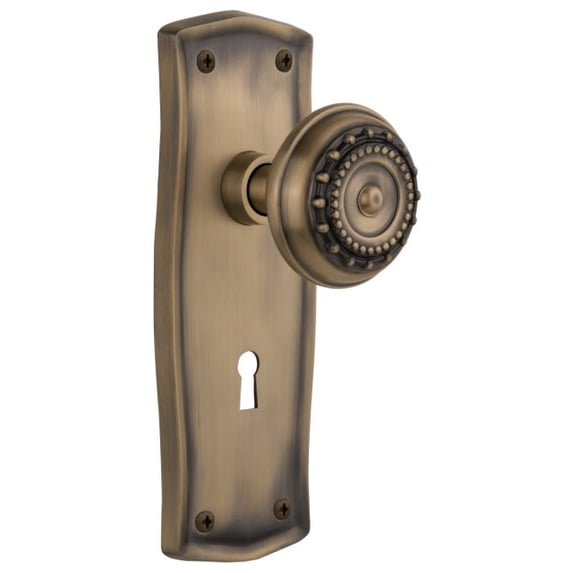 Nostalgic Warehouse Pramea_Sd_Kh Meadows Solid Brass Single Dummy Door Knob - Brass