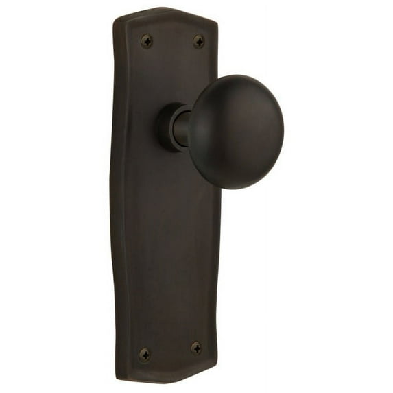 Nostalgic Warehouse Pranyk_Psg_238_Nk New York Solid Brass Passage Door Knob Set - Bronze