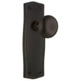 thumbnail image 1 of Nostalgic Warehouse Pranyk_Sd_Nk New York Solid Brass Single Dummy Door Knob - Bronze, 1 of 4