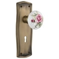 thumbnail image 1 of Nostalgic Warehouse Praros_Dp_Kh Vintage Farmhouse Painted Rose Dummy Door Knob Set -, 1 of 1