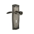 thumbnail image 1 of Nostalgic Warehouse Praswn_Prv_238_Kh Swan Privacy Door Lever Set - Grey, 1 of 1