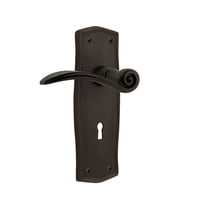 Nostalgic Warehouse Praswn_Sd_Kh_Lh Swan Non-Turning One-Sided Door Lever - Bronze