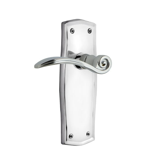 Nostalgic Warehouse Praswn_Sd_Nk_Rh Swan Non-Turning One-Sided Door Lever - Chrome