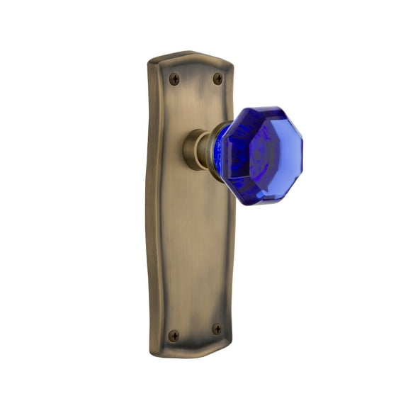 Nostalgic Warehouse Prawac_Sd_Nk Prairie Solid Brass Rose Single Dummy Door Knob - Brass