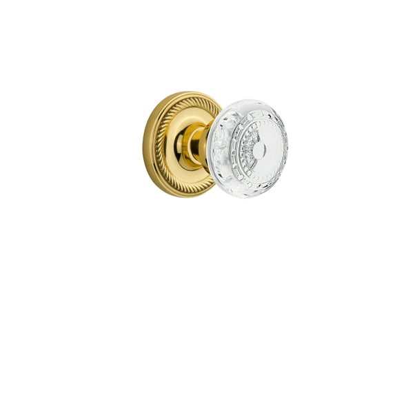 Nostalgic Warehouse Ropcme_Psg_234_Nk Vintage Crystal Meadows Passage Door Knob Set -