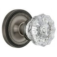 thumbnail image 1 of Nostalgic Warehouse Ropcry_Psg_238_Nk Crystal Solid Brass Passage Door Knob Set - Grey, 1 of 7