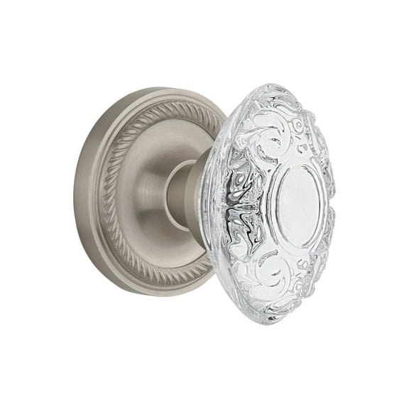 Nostalgic Warehouse Ropcvi_Prv_238_Nk Vintage Crystal Victorian Privacy Door Knob Set -