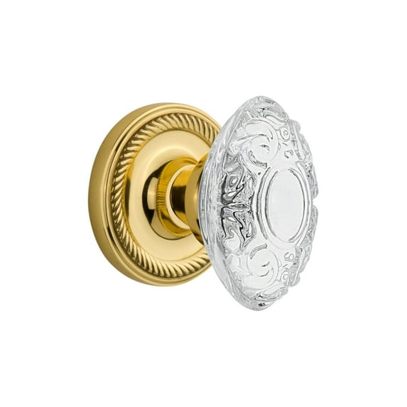 Nostalgic Warehouse Ropcvi_Prv_238_Nk Vintage Crystal Victorian Privacy Door Knob Set -