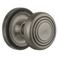 thumbnail image 1 of Nostalgic Warehouse Ropdec_Psg_234_Nk Deco Solid Brass Passage Door Knob Set - Grey, 1 of 7