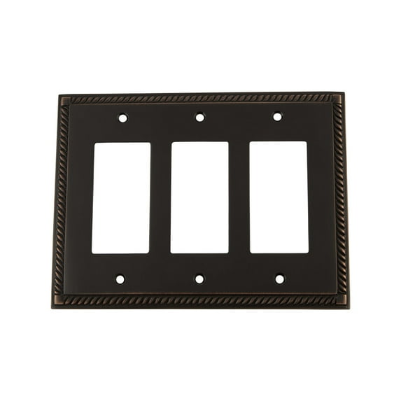 nostalgic warehouse rope light switch plate