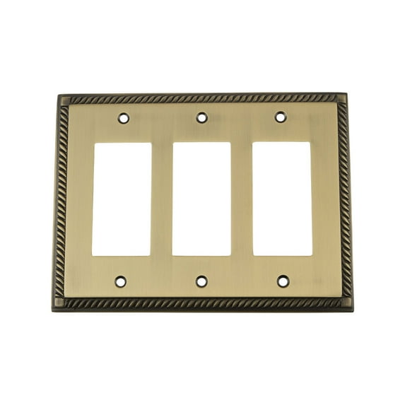 Nostalgic Warehouse Rope Light Switch Plate
