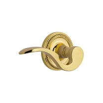 Nostalgic Warehouse Ropman_Sd_Nk_Lh Manor Non-Turning One-Sided Door Lever - Brass