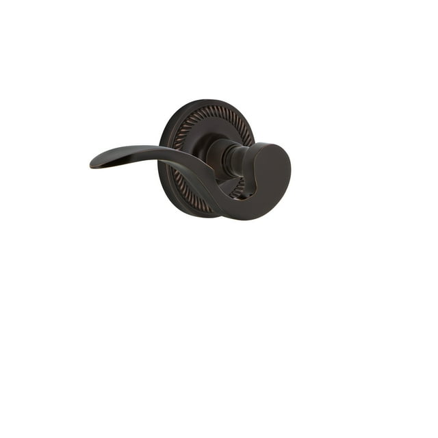 Nostalgic Warehouse Ropman_Sd_Nk_Lh Manor Non-Turning One-Sided Door Lever - Bronze