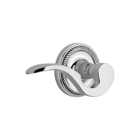 Nostalgic Warehouse Ropman_Sd_Nk_Rh Manor Non-Turning One-Sided Door Lever - Chrome