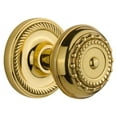 thumbnail image 1 of Nostalgic Warehouse Ropmea_Psg_238_Nk Meadows Solid Brass Passage Door Knob Set - Brass, 1 of 1