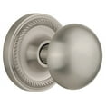 thumbnail image 1 of Nostalgic Warehouse Ropnyk_Prv_234_Nk New York Solid Brass Privacy Door Knob Set - Nickel, 1 of 7
