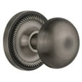 thumbnail image 1 of Nostalgic Warehouse Ropnyk_Psg_238_Nk New York Solid Brass Passage Door Knob Set - Grey, 1 of 2