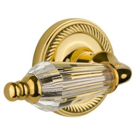 Nostalgic Warehouse Ropprl_Sd_Nk Parlor Solid Brass Single Dummy Lever - Brass