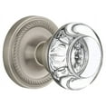 thumbnail image 1 of Nostalgic Warehouse Roprcc_Dp_Nk Round Clear Crystal Solid Brass Dummy Door Knob Set -, 1 of 1