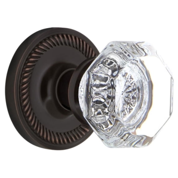 nostalgic warehouse ropwal_psg_238_nk waldorf solid brass passage knob set with rope rose and 2-3/8" backset