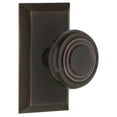 thumbnail image 1 of Nostalgic Warehouse Studec_Sd_Nk Deco Solid Brass Single Dummy Door Knob - Bronze, 1 of 7