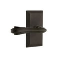 thumbnail image 1 of Nostalgic Warehouse Stuflr_Prv_234_Nk_Rh Fleur Privacy Door Lever Set - Bronze, 1 of 1