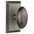 thumbnail image 1 of Nostalgic Warehouse Stuhom_Prv_238_Nk Homestead Solid Brass Privacy Door Knob Set - Grey, 1 of 4