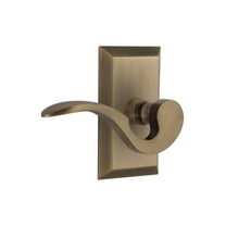 Nostalgic Warehouse Stuman_Dd_Nk Manor Non-Turning Two-Sided Lever Set - Brass