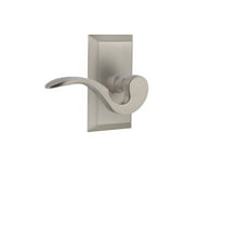 Nostalgic Warehouse Stuman_Sd_Nk_Lh Manor Non-Turning One-Sided Door Lever - Nickel