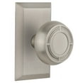 thumbnail image 1 of Nostalgic Warehouse Studio Plate with Mission Knob, Double Dummy, Satin Nickel, 1 of 1