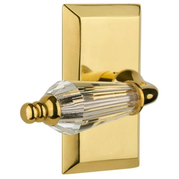 Nostalgic Warehouse Stuprl_Prv_234_Nk Parlor Solid Brass Privacy Lever Set - Brass