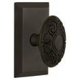 thumbnail image 1 of Nostalgic Warehouse Stuvic_Dp_Nk Victorian Solid Brass Dummy Door Knob Set - Bronze, 1 of 1