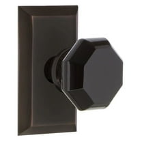 Nostalgic Warehouse Stuwab_Sd_Nk Studio Solid Brass Rose Single Dummy Door Knob - Bronze