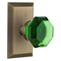 Nostalgic Warehouse Stuwae_Sd_Nk Studio Solid Brass Rose Single Dummy Door Knob - Brass