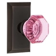 thumbnail image 1 of Nostalgic Warehouse Stuwap_Prv_234_Nk Studio Solid Brass Rose Privacy Door Knob Set -, 1 of 7