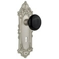 thumbnail image 1 of Nostalgic Warehouse Vicblk_Prv_238_Kh Black Porcelain Solid Brass Privacy Door Knob Set -, 1 of 1