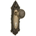 thumbnail image 1 of Nostalgic Warehouse Viccra_Prv_234_Kh Craftsman Solid Brass Privacy Door Knob Set - Brass, 1 of 5