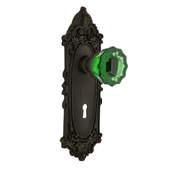 Nostalgic Warehouse Viccre_Mrt_214_Kh Victorian Rose Vintage Entry Door Retrofit - Bronze