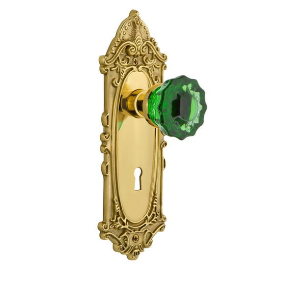 Nostalgic Warehouse Viccre_Sd_Kh Victorian Rose Single Dummy Door Knob - Brass