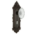 thumbnail image 1 of Nostalgic Warehouse Viccvi_Prv_234_Kh Vintage Crystal Victorian Privacy Door Knob Set -, 1 of 2