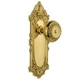 thumbnail image 1 of Nostalgic Warehouse Vicmea_Prv_238_Nk Meadows Solid Brass Privacy Door Knob Set - Brass, 1 of 1