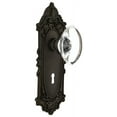 thumbnail image 1 of Nostalgic Warehouse Vicocc_Mrt_214_Kh Oval Clear Crystal Solid Brass Vintage Skeleton Key, 1 of 1