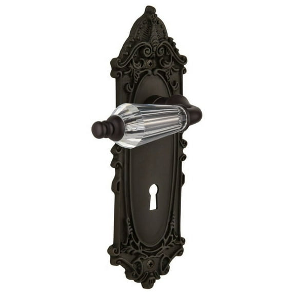 Nostalgic Warehouse Vicprl_Sd_Kh Parlor Solid Brass Single Dummy Lever - Bronze