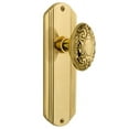 thumbnail image 1 of Nostalgic Warehouse Decvic_Dp_Nk Vintage Victorian Solid Brass Dummy Door Knob Set - Brass, 1 of 6