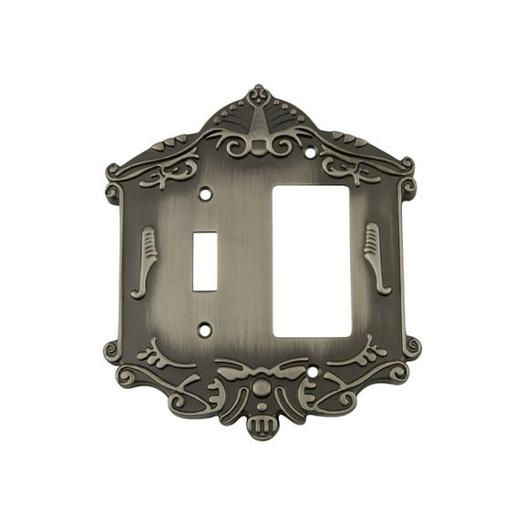 Nostalgic Warehouse Vic_Swplt_Tr Victorian Single Switch And Single Rocker / Gfi Wall