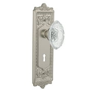 Nostalgic Warehouse Victorian Privacy Door Knob with Egg and Dart Plate