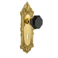 thumbnail image 1 of Nostalgic Warehouse Vicwab_Sd_Kh Victorian Rose Single Dummy Door Knob - Brass, 1 of 5
