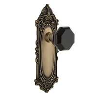 Nostalgic Warehouse Vicwab_Sd_Nk Victorian Rose Single Dummy Door Knob - Brass