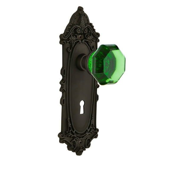 Nostalgic Warehouse Vicwae_Mrt_214_Kh Victorian Rose Vintage Entry Door Retrofit - Bronze