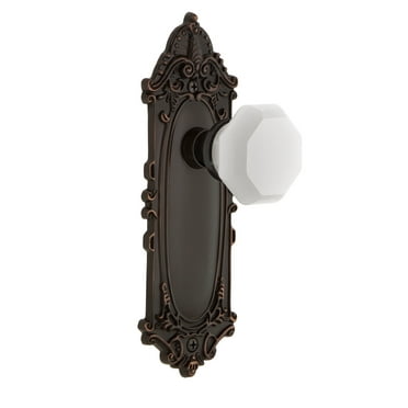 Nostalgic Warehouse Vicwaw_Psg_238_Nk Victorian Solid Brass Rose Passage Door Knob Set -